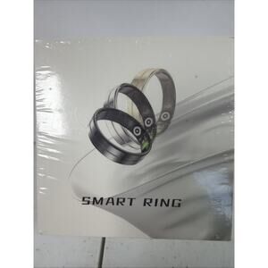 Smart Fitness Ring HR SpO2 Sleep Steps IP68 iOS Android No App Fee Silver 9
